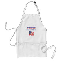 Pratt for Congress Patriotic American Flag Apron