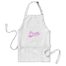 Pratt Last Name Classic Style Apron