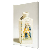 Prattware tea caddy canvas prints