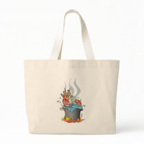 prawn boil canvas bag