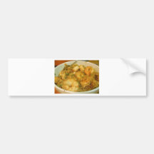 Prawn Fried Rice Shrimp Bowls Bumper Stickers