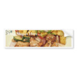 Prawn Salad With Garlic Croutons Bumper Stickers