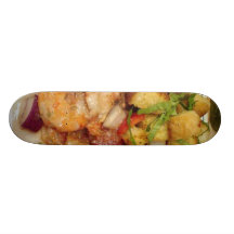 Prawn Salad With Garlic Croutons Skateboard Decks
