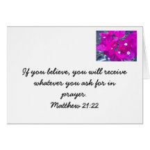 Pray. Believe. Receive. Greeting Cards