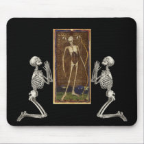 Pray Death Card mousepads