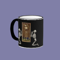 Pray Death Card mugs