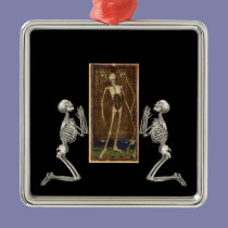 Pray Death Card ornaments