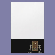 Pray Death Card stationery