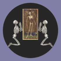 Pray Death Card stickers