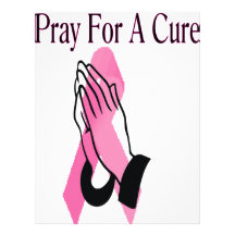 Pray For A Cure Letterhead Design