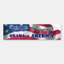 Pray for America Bumper Sticker