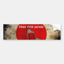 Pray for Japan Bumper Sticker