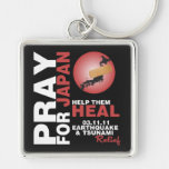 PRAY FOR JAPAN - HELP THEM HEAL KEYCHAINS