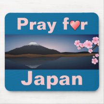 Pray for Japan mousepad