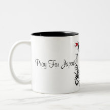 Pray For Japan Mugs