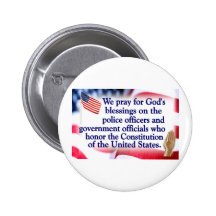 Pray for leaders pinback button