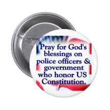 Pray for leaders pinback buttons