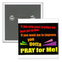 Pray for me Christian gift Pin