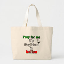 Pray for My Boyfriend is Italian Canvas Bag