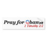 Pray for Obama Bumper Sticker