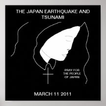 PRAY FOR THE PEOPLE OF JAPAN POSTERS