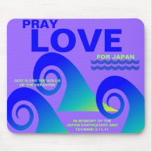 PRAY LOVE FOR JAPAN MOUSE PADS