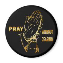 PRAY WITHOUT CEASING FRIDGE MAGNETS