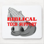 Prayer Biblical Tech Support Mouse Pad