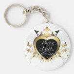 Prayer+Faith=Blessings Keychain