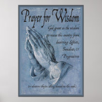 Prayer For Wisdom Poster