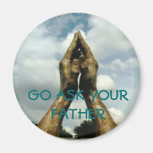 PRAYER FRIDGE MAGNET