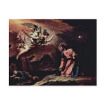 Prayer Of Christ On The Mount Of Olives By Ricci Postcards