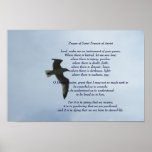 Prayer of Saint Francis of Assisi Poster
