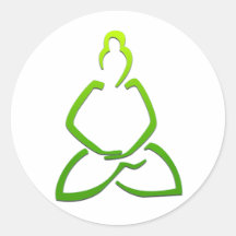 Praying Buddha Sticker