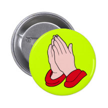 PRAYING HANDS BUTTON
