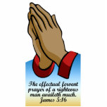 Praying Hands Desk Plaque with Bible Verse photo sculptures