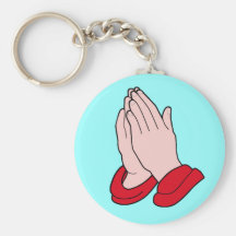 PRAYING HANDS KEY CHAIN