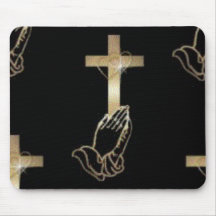 Praying Hands Mouse Pads