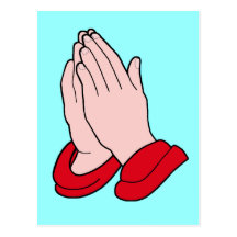 PRAYING HANDS POSTCARD