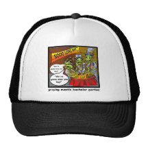 Praying Mantis Batchelor Party Funny Gifts & Tees Mesh Hat