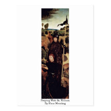 Praying With St. William By Hans Memling Postcard