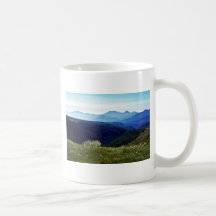 Pré alpin, montagnes de Tasman, île du sud Mug