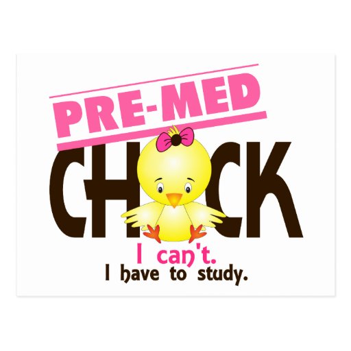 Pre-Med Chick 1 Post Cards