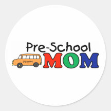 Pre-School Mom Sticker