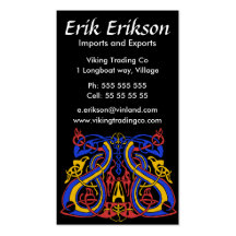 Pre Viking tri colour, business card template