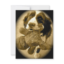 Precious And Her Fave Toy:  Sepia