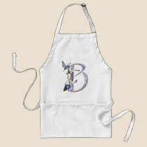 Precious Butterfly Initial B aprons