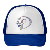 Precious Butterfly Initial D Trucker Hat