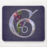 Precious Butterfly Initial G Mousepad