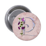 Precious Butterfly Initial P Pins